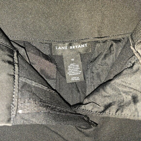 Lane Bryant Tuxedo Stripe Ankle Pants - Picture 6 of 8